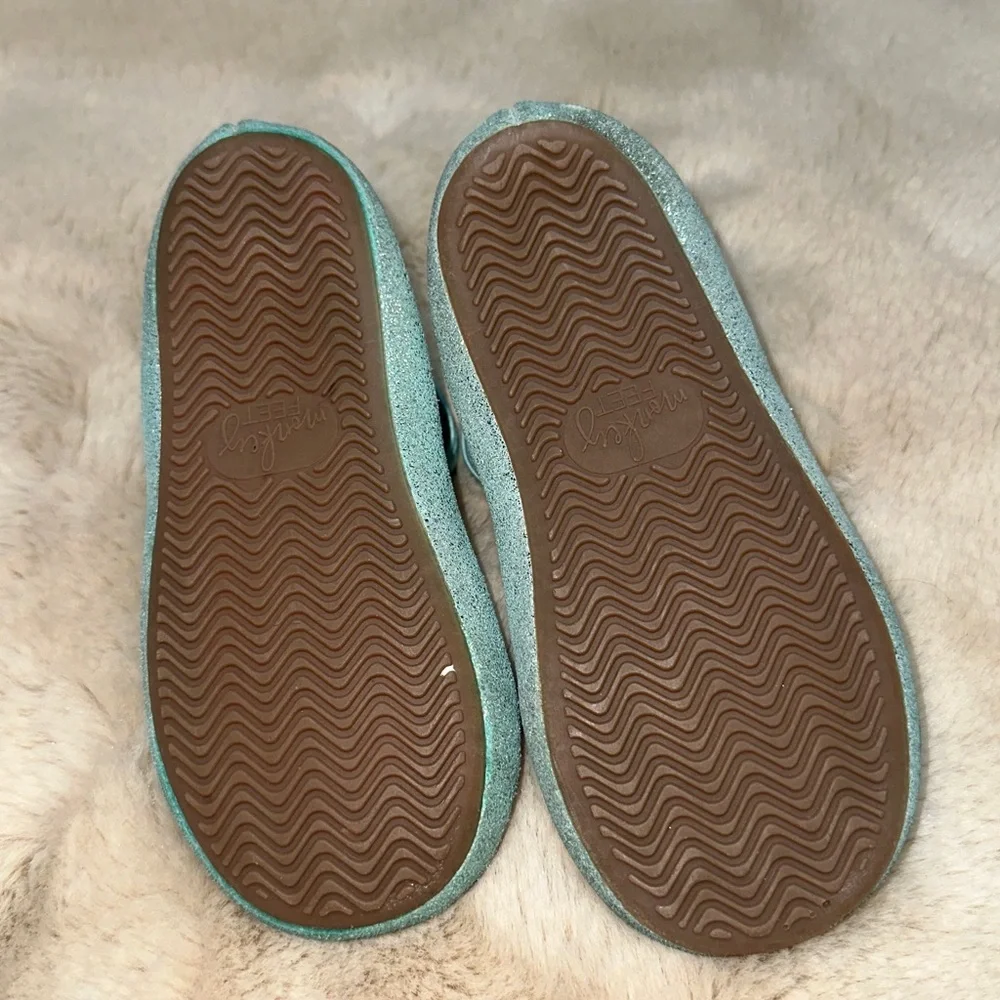 Monkey Feet Sparkly light Blue Dress Shoes